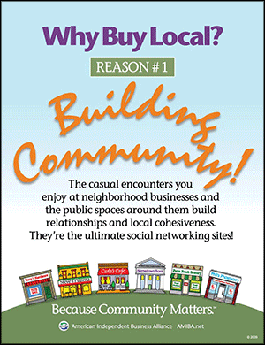 Buying from a local business adds 3 times the economic impact Reasons to Buy Local in Albuquerque